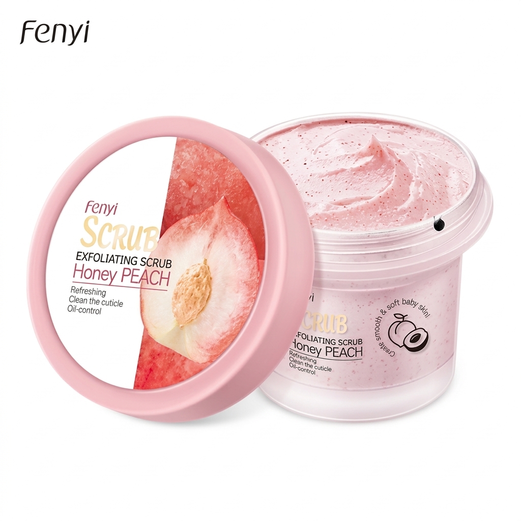 Fenyi Honey Peach Body Scrub  100g